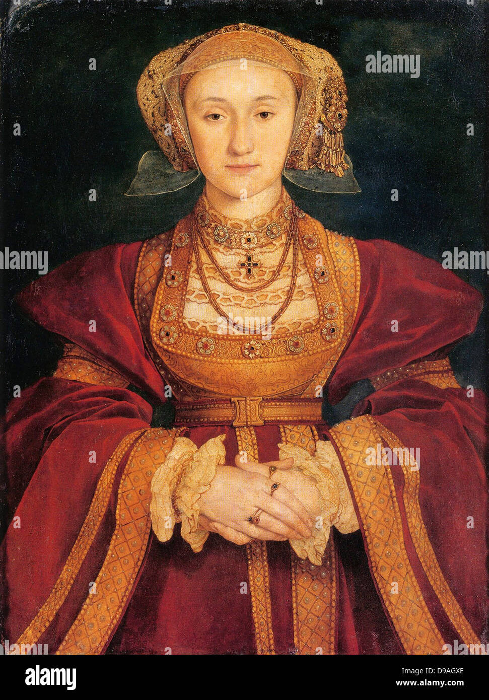 Anne of Cleves the fourth wife of Henry VIII. Stock Photo