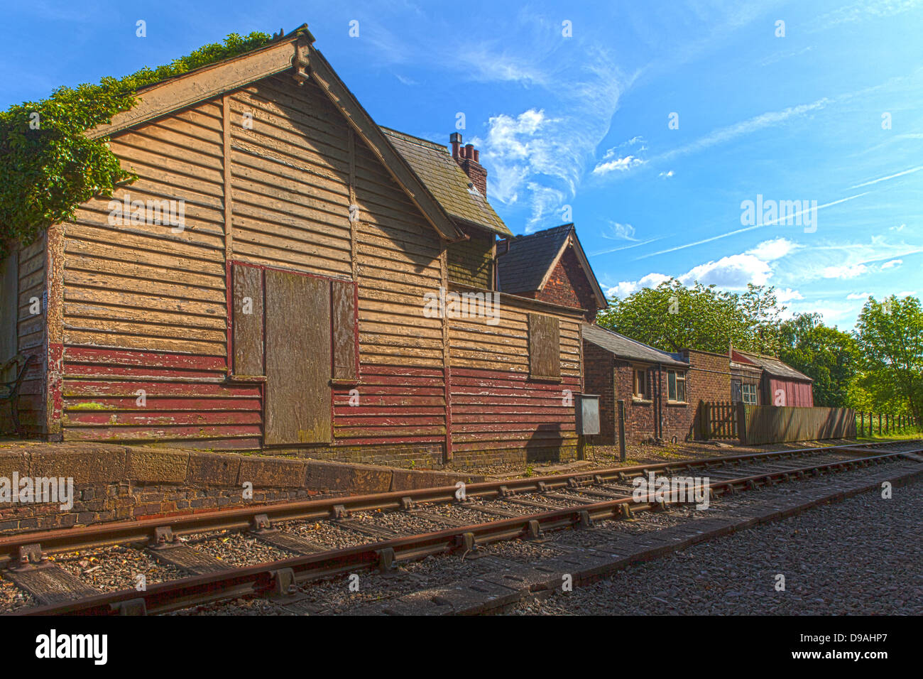 Disused railway stations, line Stock Photo Alamy