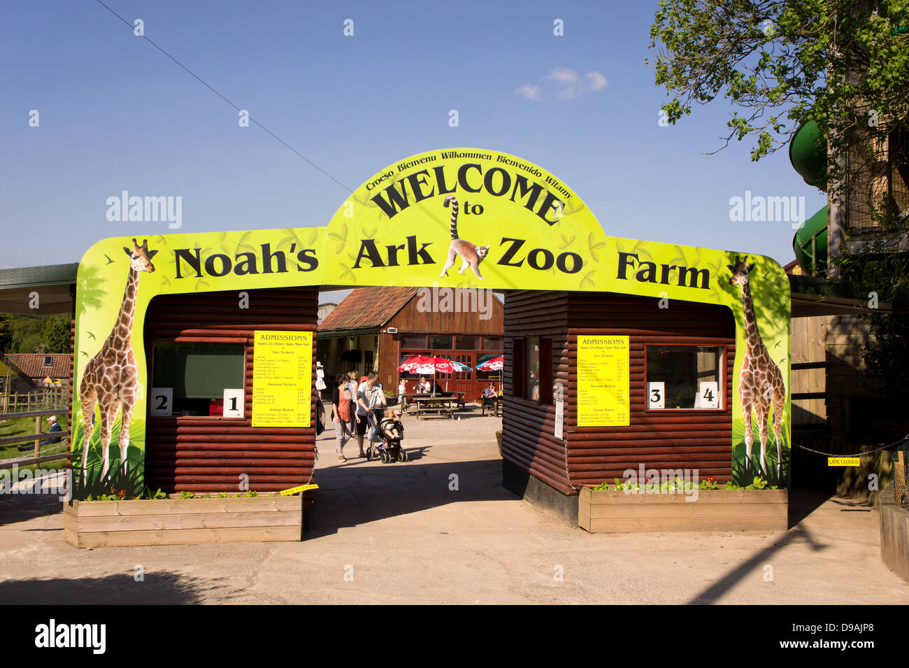 Noah's Ark Zoo Farm, Bristol, England, UK Stock Photo