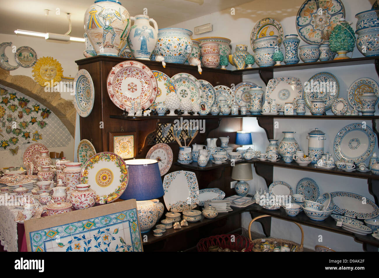 Ceramics caltagirone sicily italy hires stock photography and images