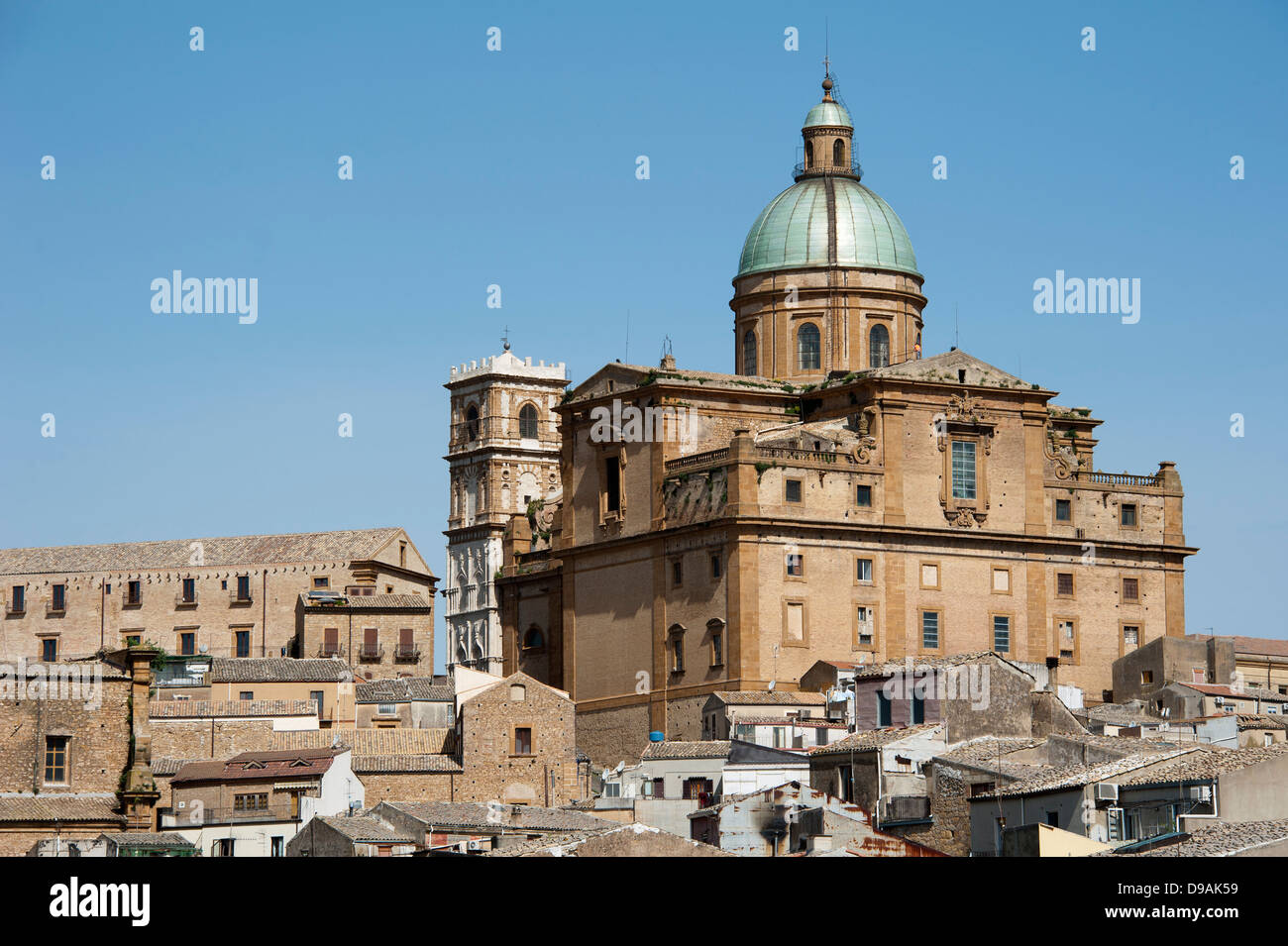 Cathedrale old town Piazza Armerina Province Enna Sicily Italy Dom Kathedrale Altstadt Piazza Armerina Provinz Enna Sizilien Ita Stock Photo