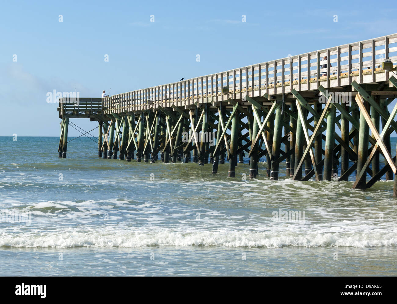Fishing Pier Located On The Isle Of Palms Stock Photo Alamy