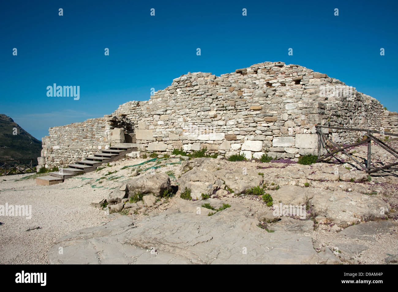 Fort, Segesta, Province Trapani, Sicily, Italy , Festung, Segesta, Provinz Trapani, Sizilien, Italien Stock Photo