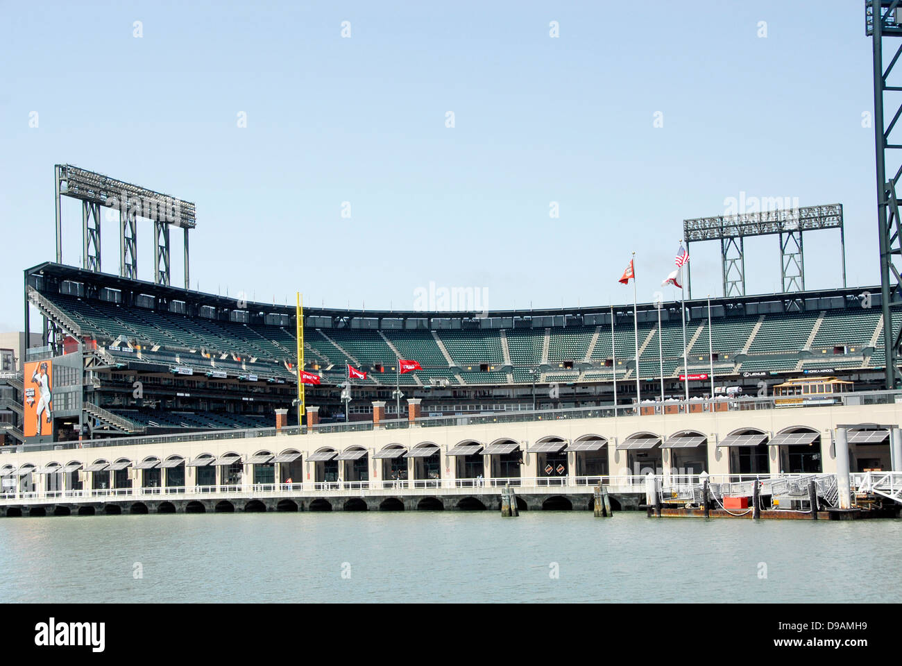 AT&T Park stadium in San Francisco, California Stock Photo