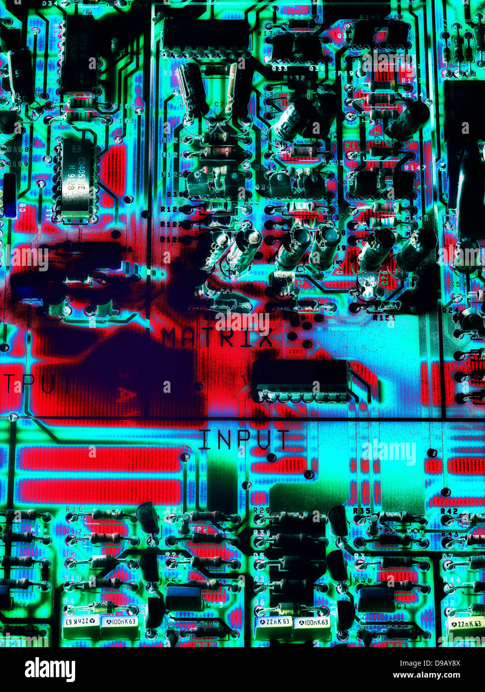 Circuit board of computer Stock Photo Alamy