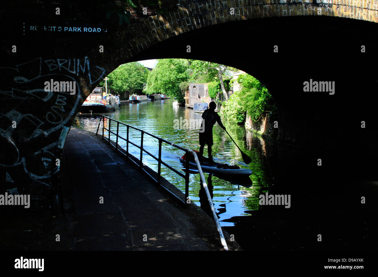 Tunnel canal boat hi-res stock photography and images - Alamy