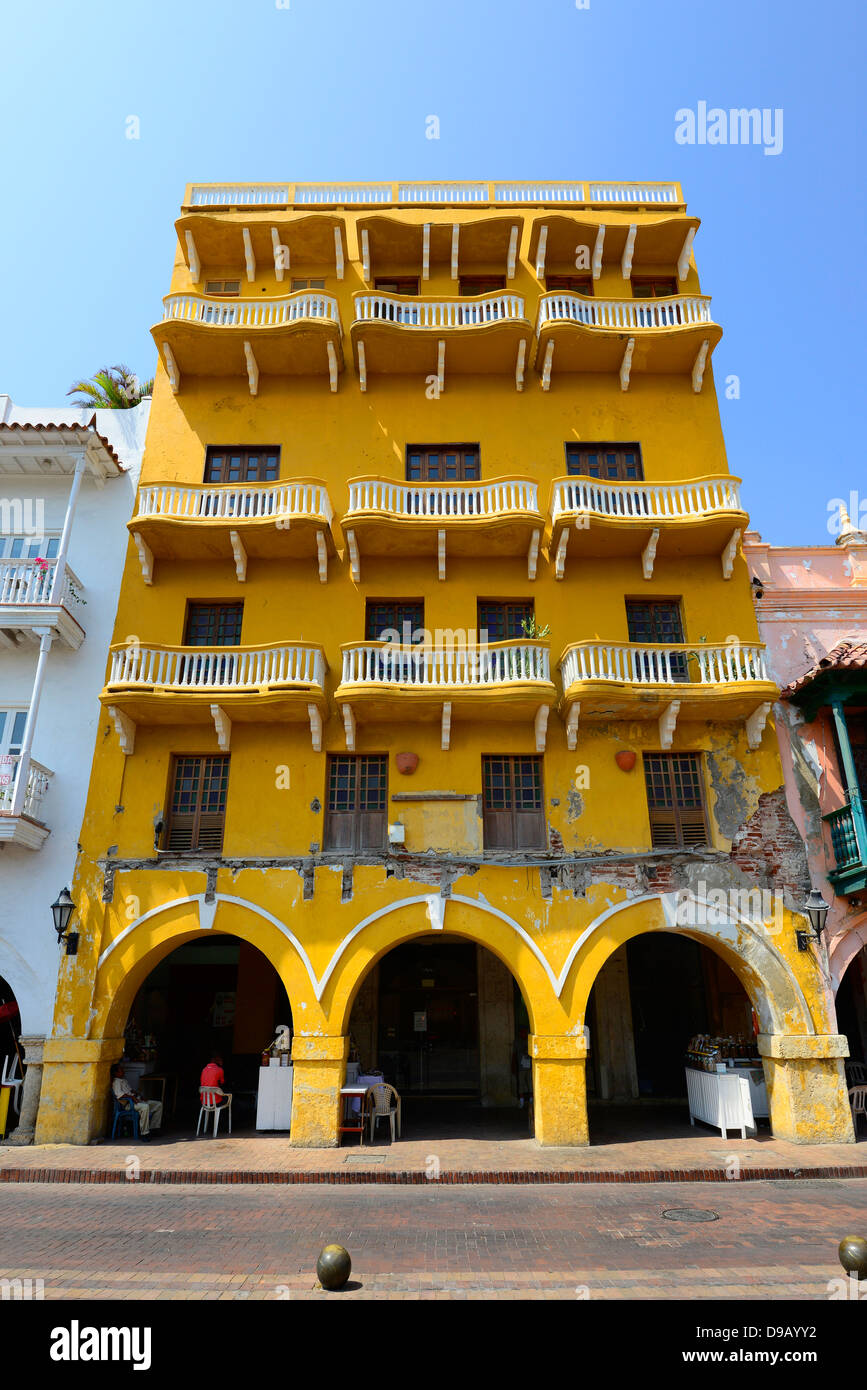 Old City Cartagena Colombia SA South America Caribbean Stock Photo - Alamy