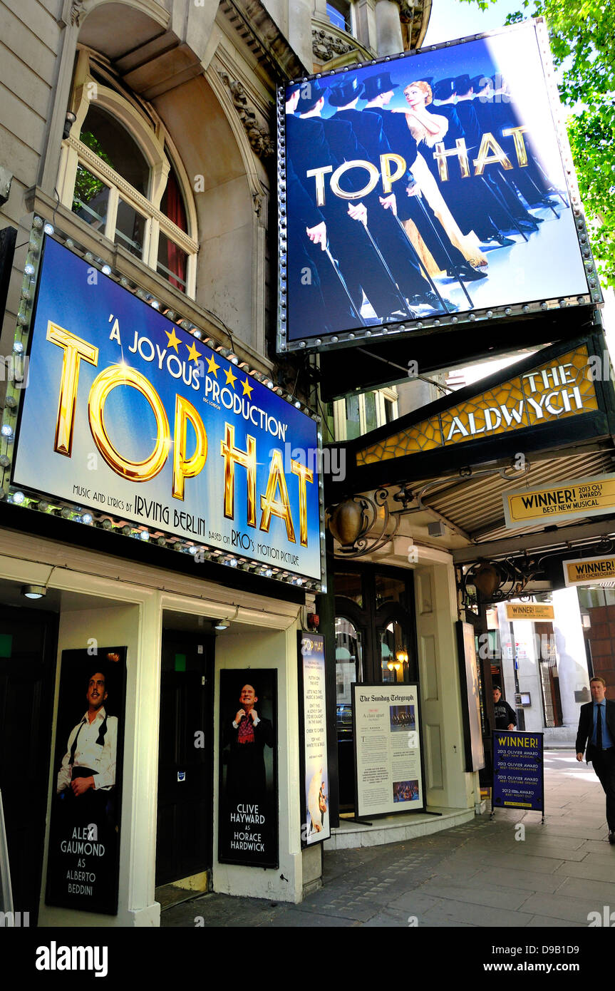 London, England, UK. Aldwich Theatre. 'Top Hat' June 2013 Stock Photo