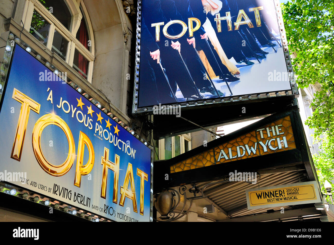 London, England, UK. Aldwich Theatre. 'Top Hat' June 2013 Stock Photo