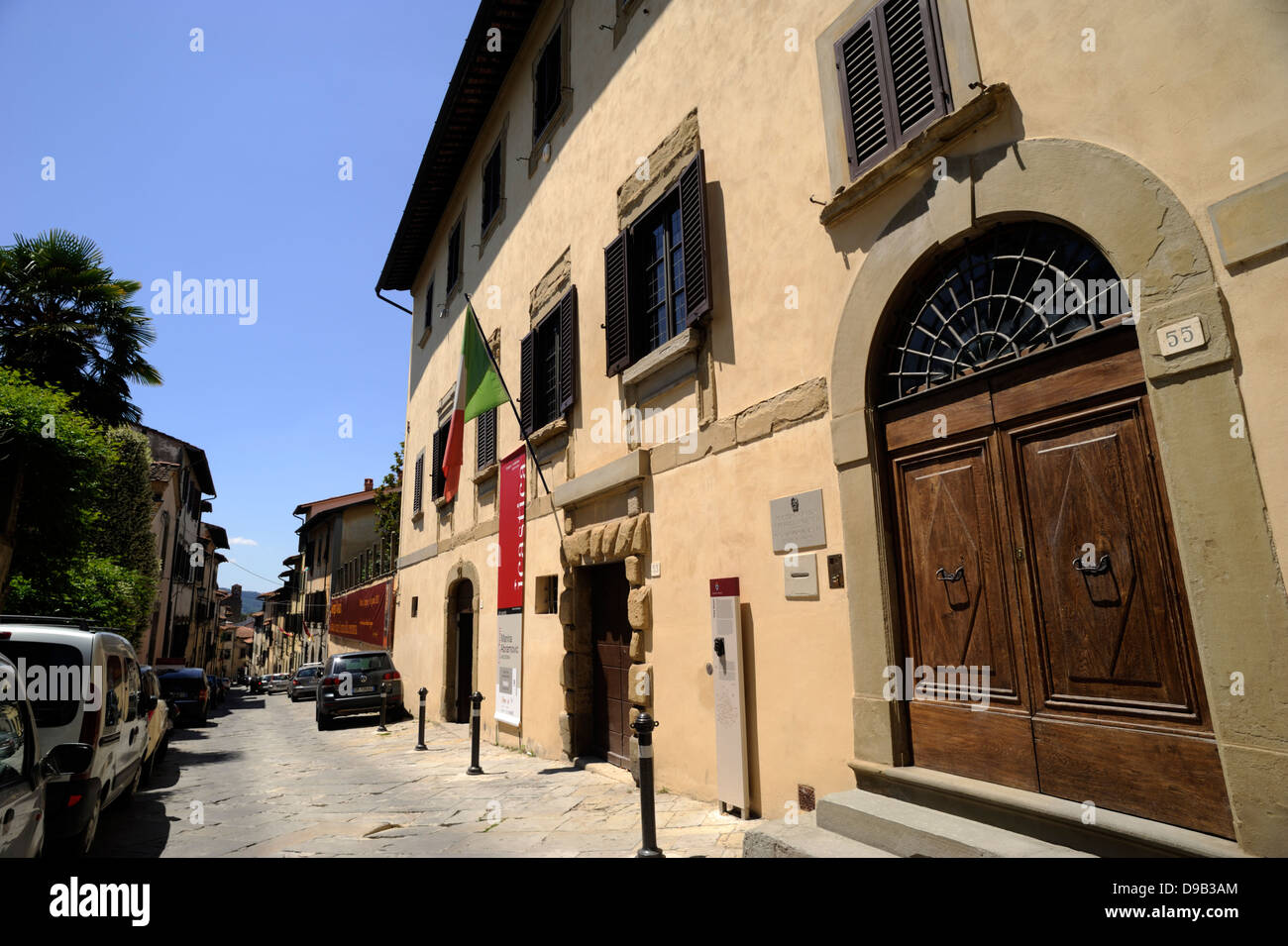 italy, tuscany, arezzo, giorgio vasari house museum Stock Photo