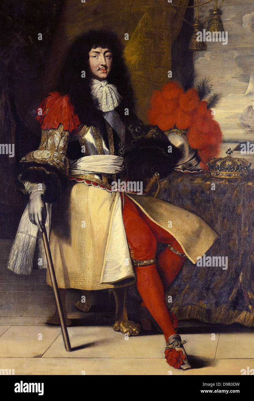 Claude Lefebvre Portrait of young Louis XIV seated Versailles Museum