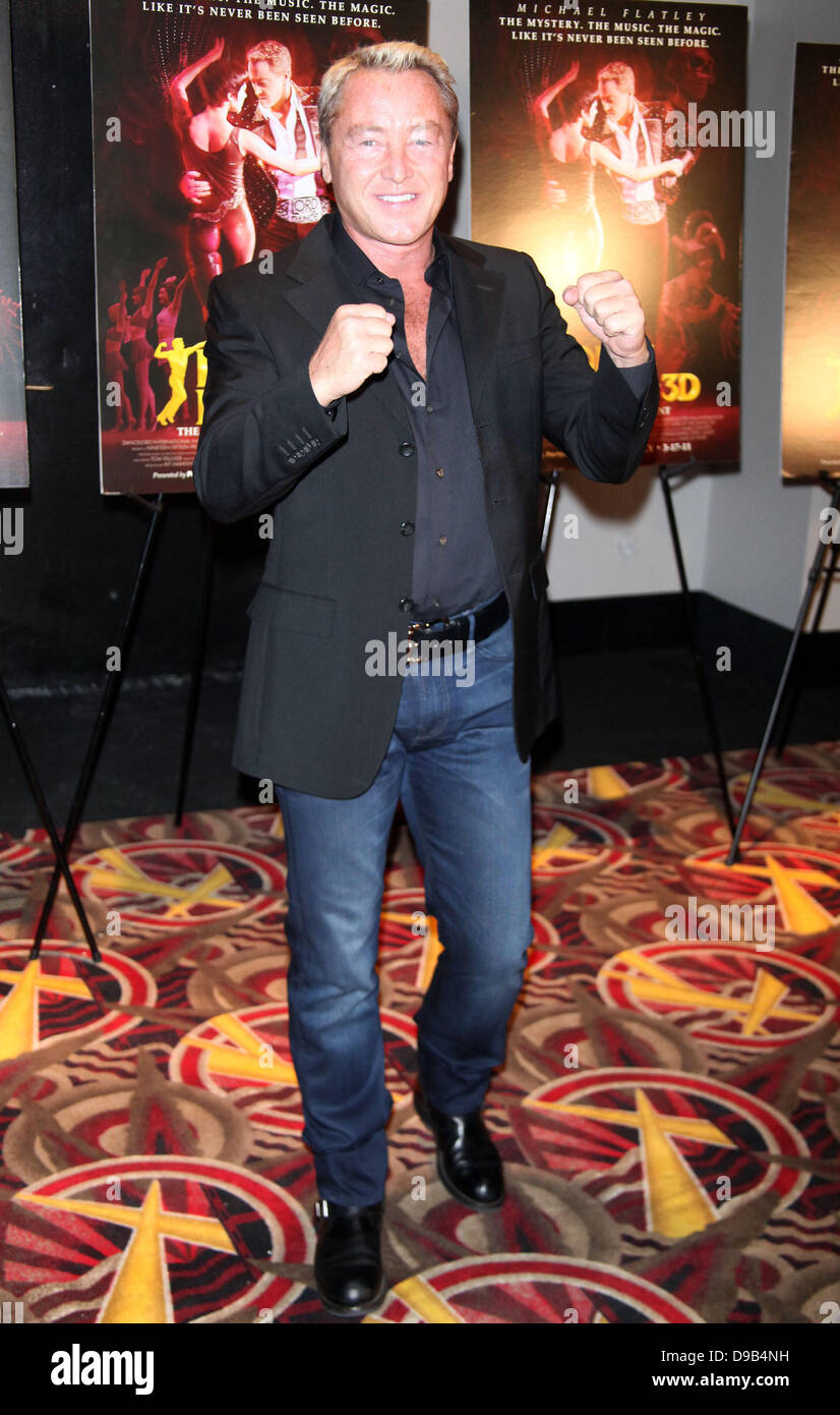 Michael Flatley The New York Premiere of Michael Flatley's 'Lord Of The Dance 3D' at AMC Loews Lincoln Square New York City, USA - 14.03.11 Stock Photo