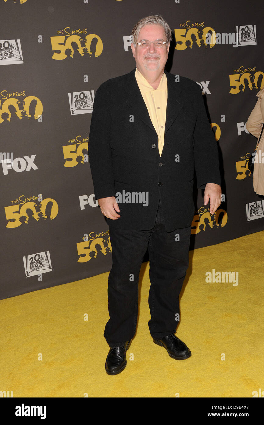 Matt Groening 'Simpsons Creator/Executive Producer', The Simpsons 500th Episode Celebration at The Hollywood Roosevelt Hotel, Hollywood - Yellow Carpet Los Angeles, California - 13.02.12 Stock Photo