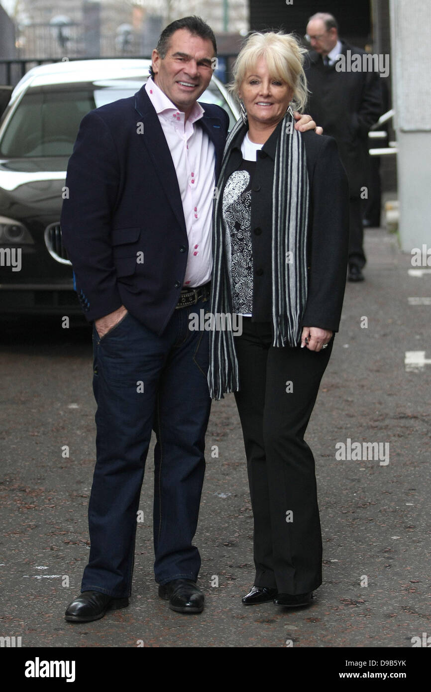 Paddy Doherty and his wife Roseanne outside the ITV studios London ...