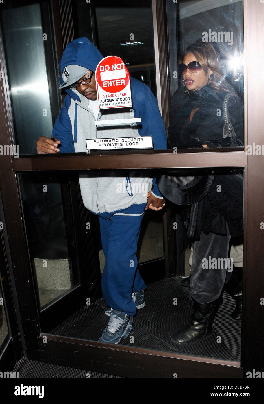 Bobby Brown Arrives At Lax Airport One Day After The