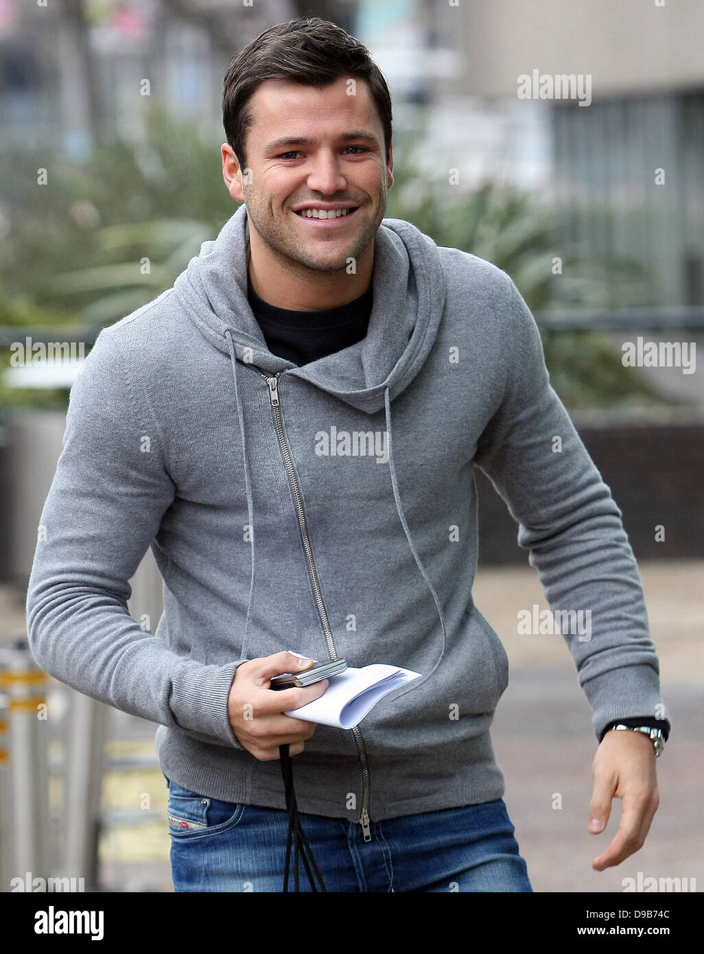 Mark Wright outside the ITV studios London, England 13.02.12 Stock
