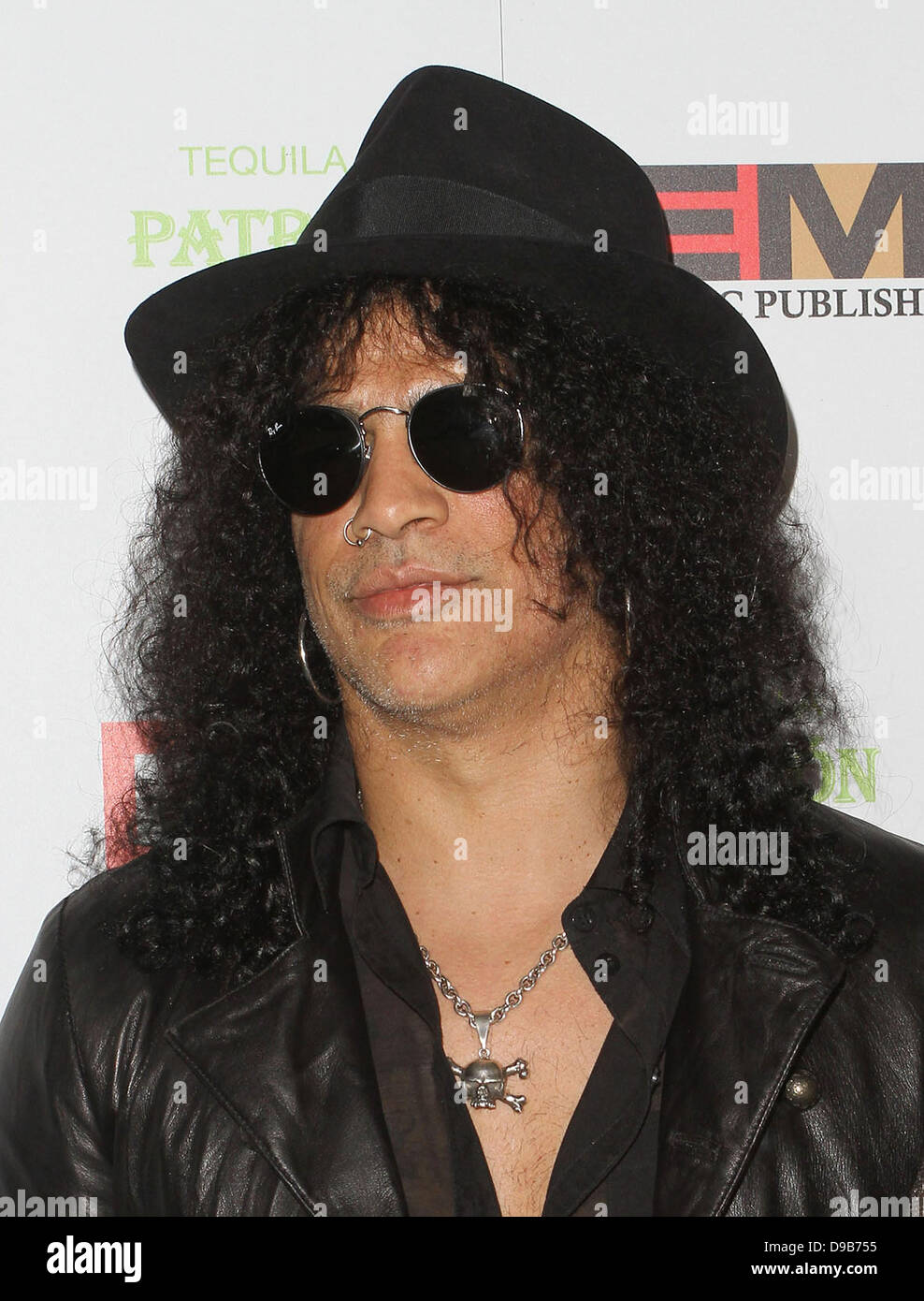 Slash and Perla Ferrar EMI Music 2012 Grammy Awards Party held at ...