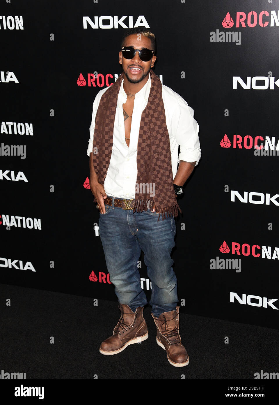 Omarion Roc Nation Pre-Grammy Brunch at Soho House West Hollywood, California - 11.02.12 Stock Photo