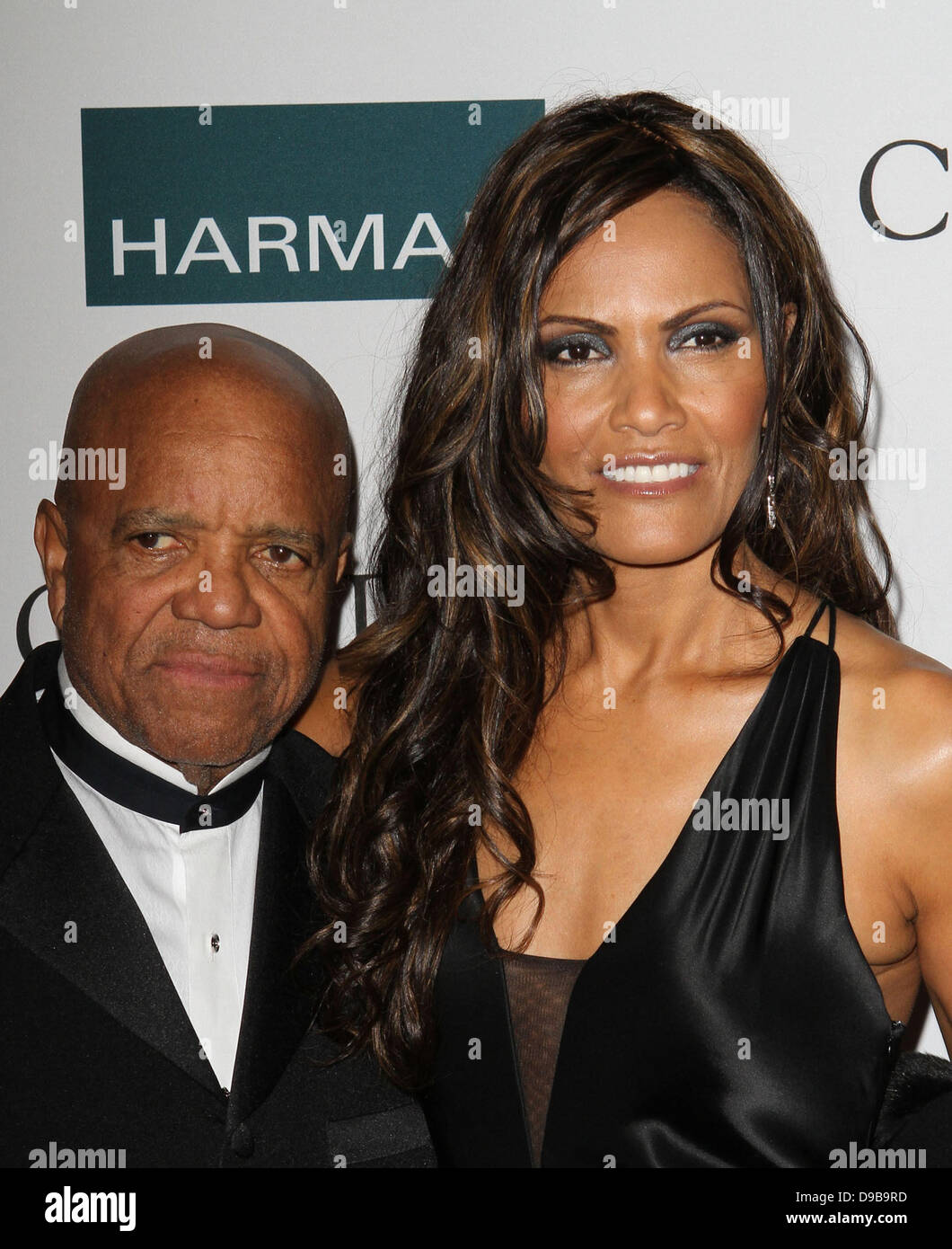 Berry Gordy Jr Clive Davis And The Recording Academy's 2012 Pre-GRAMMY Gala Held at Beverly Hilton Hotel Los Angeles, California - 11.02.12 Stock Photo
