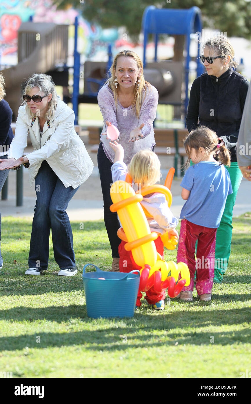 Nicole Sullivan enjoys some family time with her sons at a park in West  Hollywood West Hollywood, California - 11.02.12 Stock Photo - Alamy