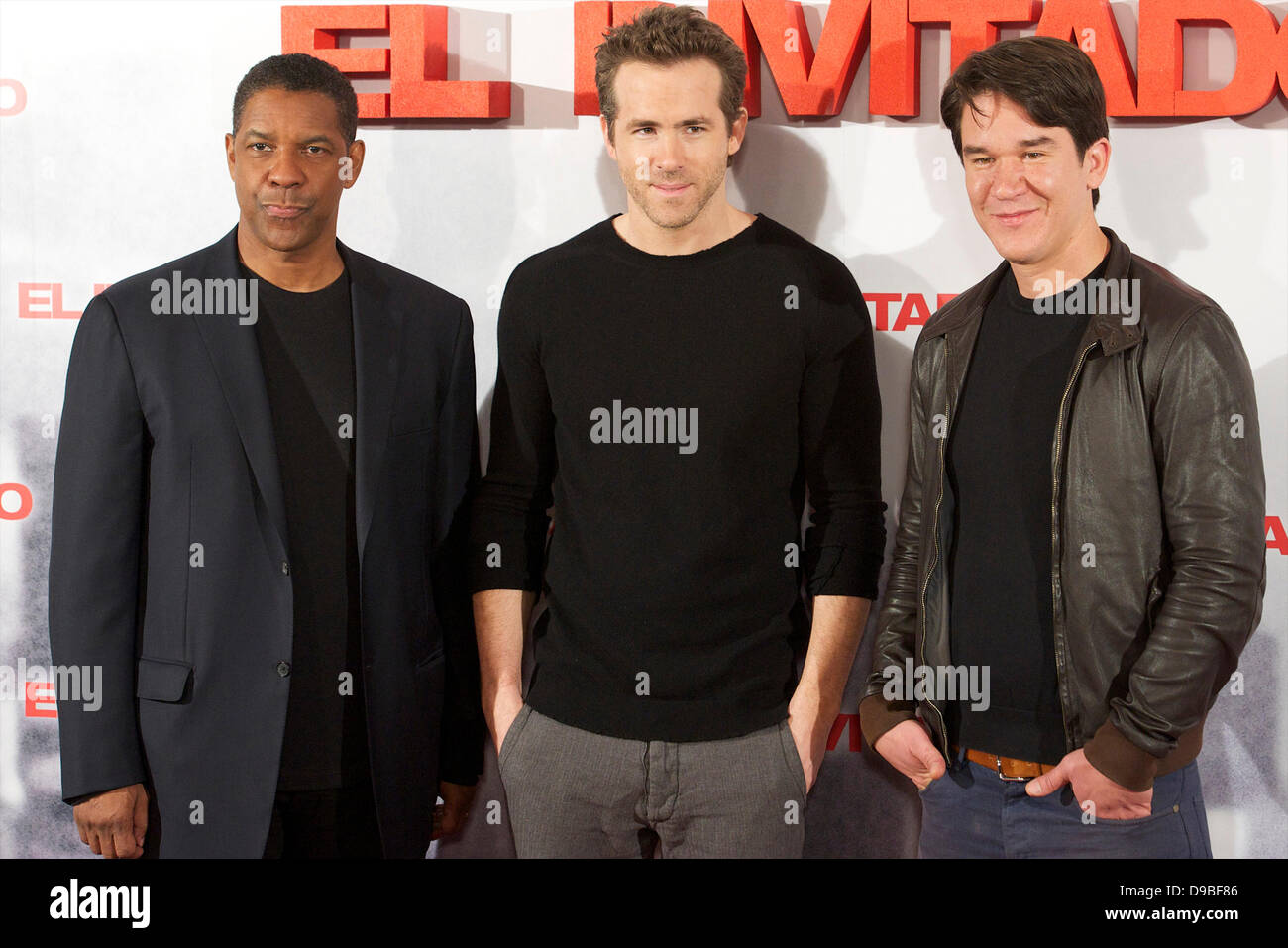 Denzel Washington and Ryan Reynolds and Swedish director Daniel