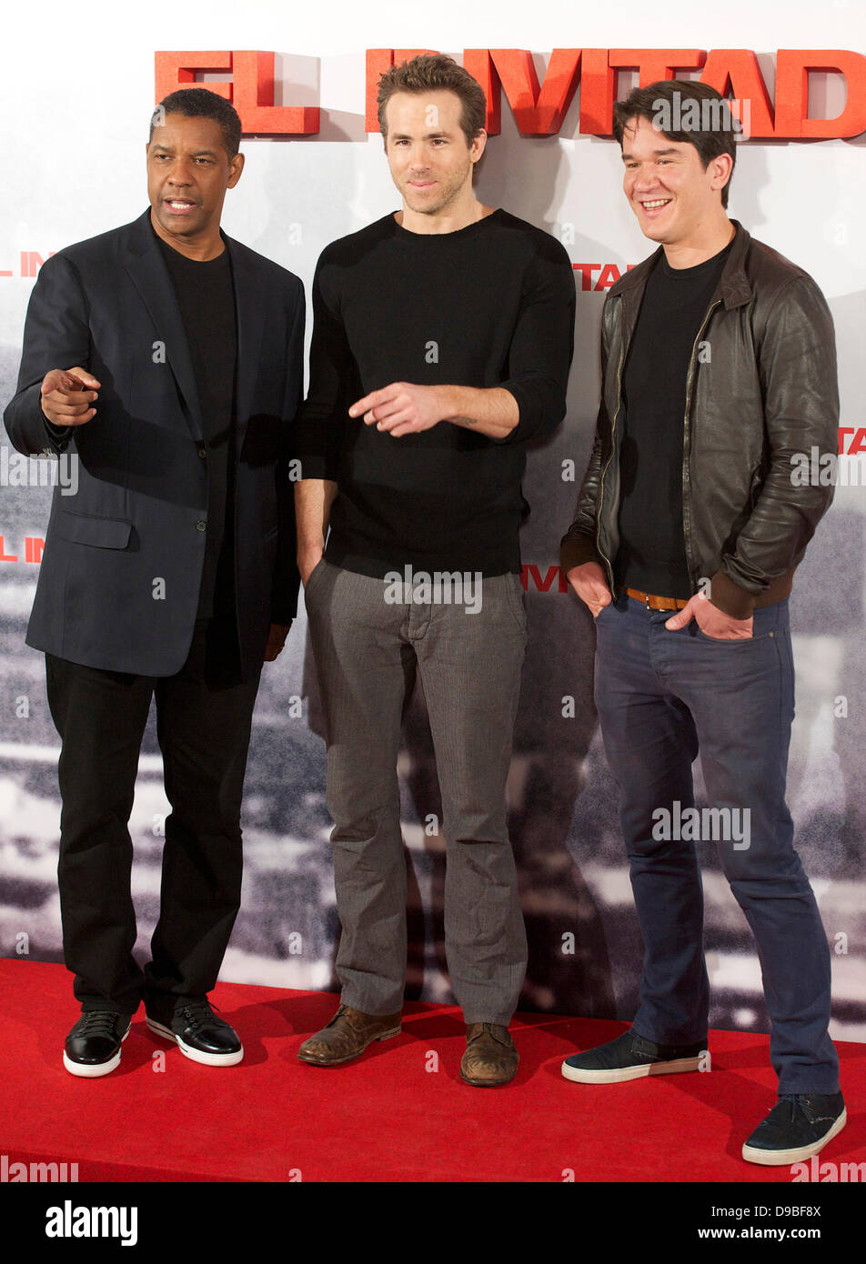 Denzel Washington and Ryan Reynolds and Swedish director Daniel