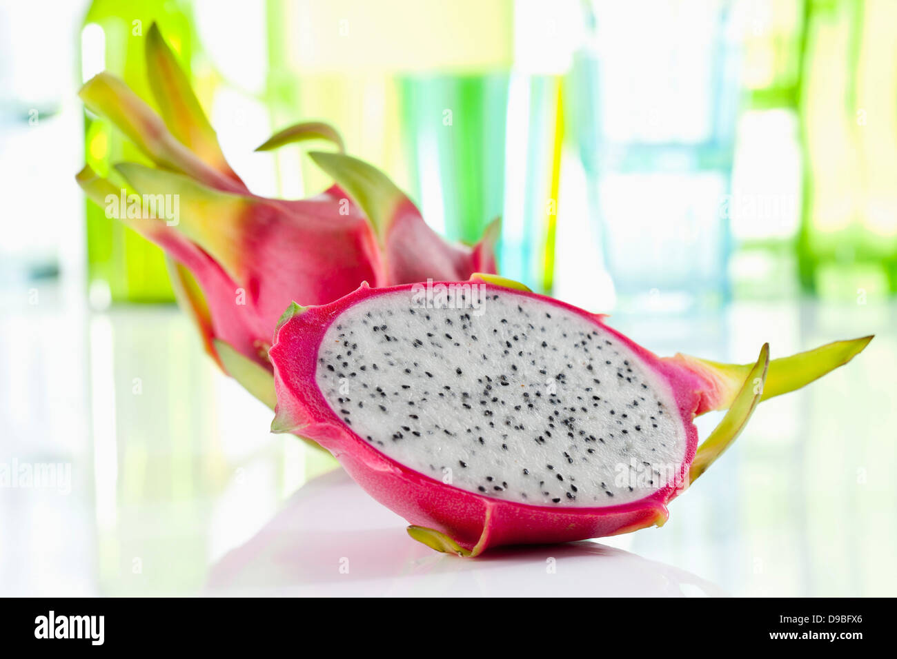 Pitahaya Fruits Close Up Stock Photo Alamy Pitahaya Fruits Close Up D9BFX6