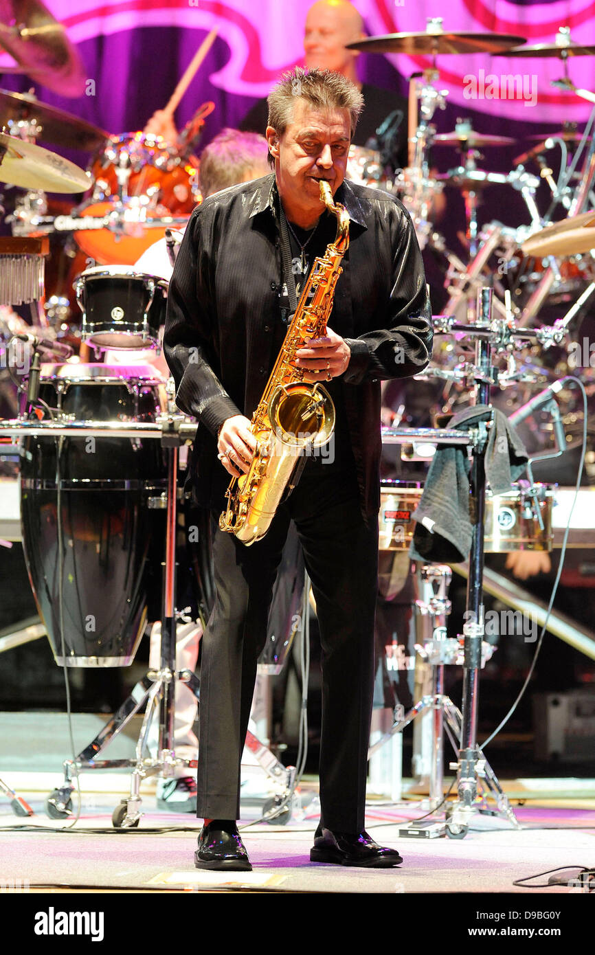 Walt Parazaider Chicago performs live at Massey Hall. Toronto, Canada - 31.01.12 Stock Photo