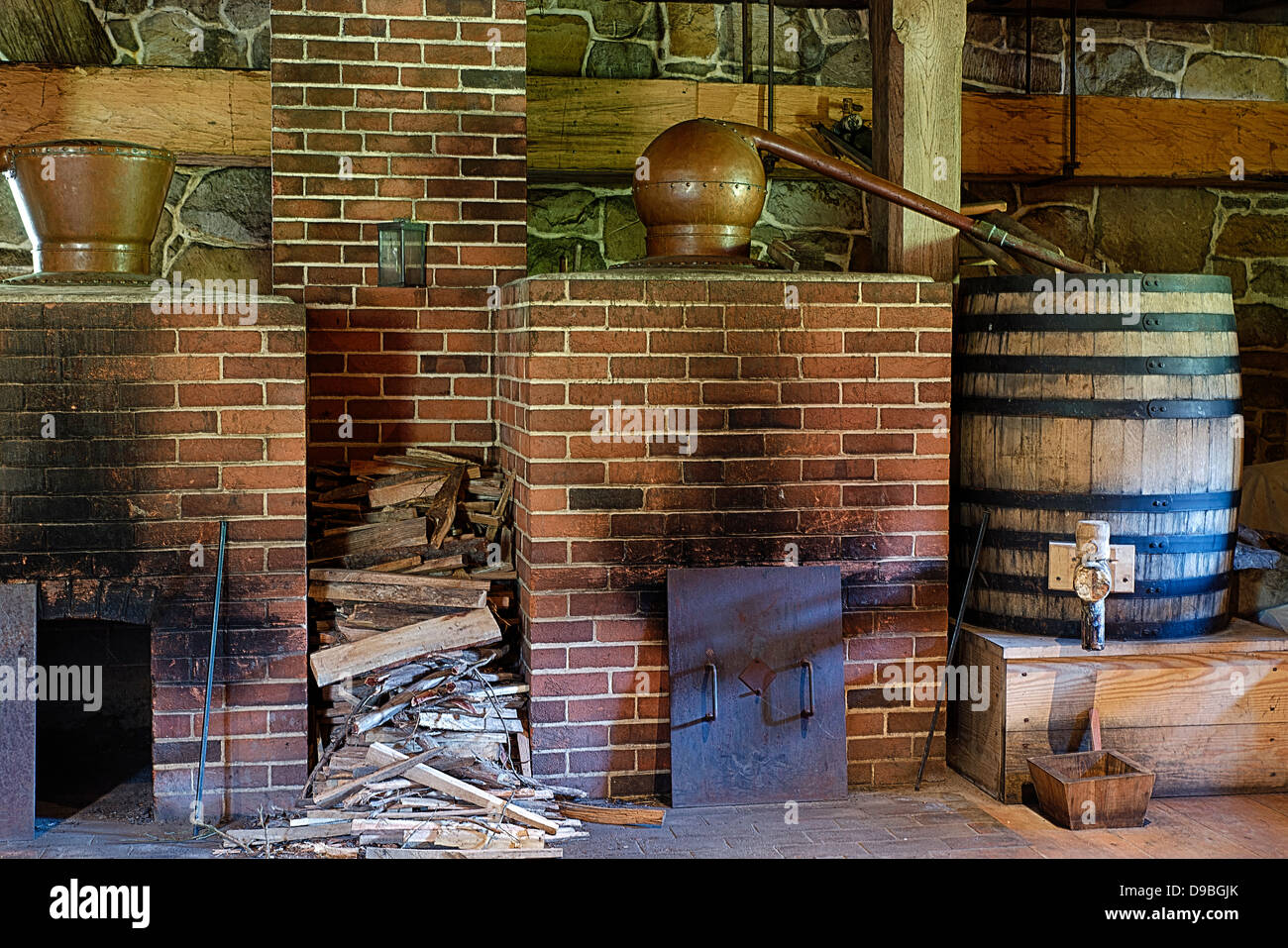 George Washington Distillery, Mt Vernon, Virginia, USA Stock Photo