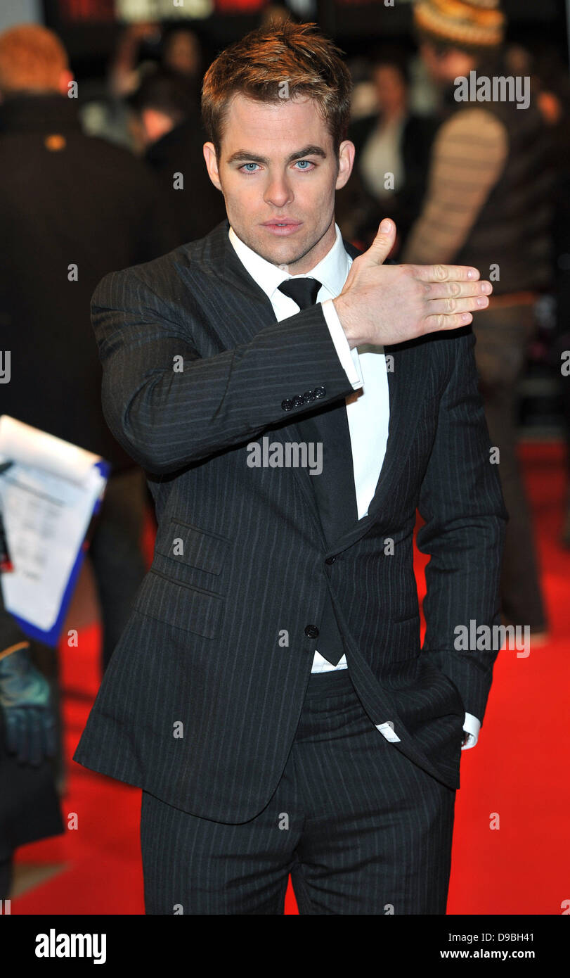 Chris Pine Uk Premiere Of This Means War Held At The Odeon Kensington Arrivals London England 30 01 12 Stock Photo Alamy