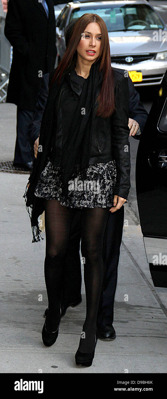 Patricia Azarcoya Schneider, at The Ed Sullivan Theater to appear on