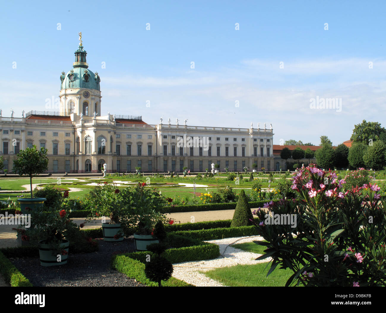 Schloss Charlottenburg (Charlottenburg Palace Gardens), Berlin, Germany. Stock Photo