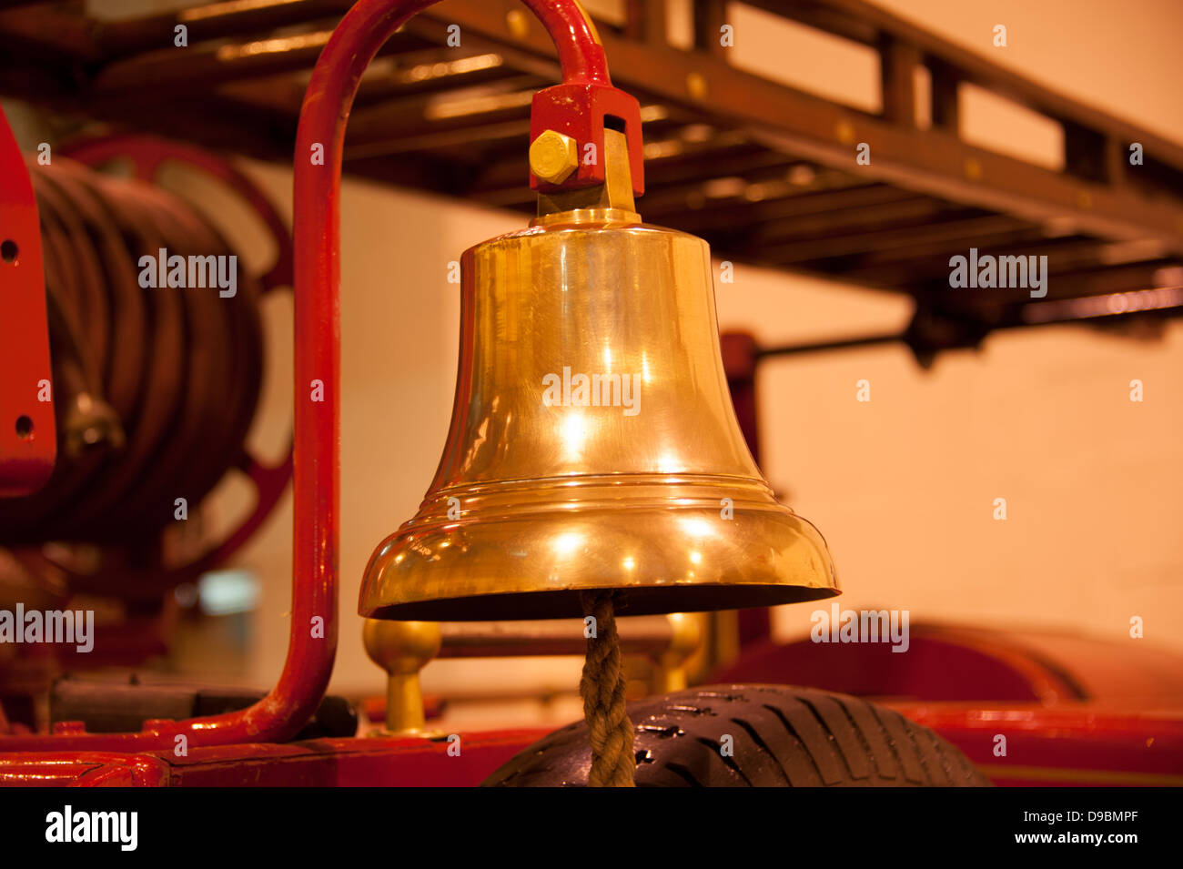 Old Brass Bell Stock Photo - Download Image Now - Bell, Large, Cut