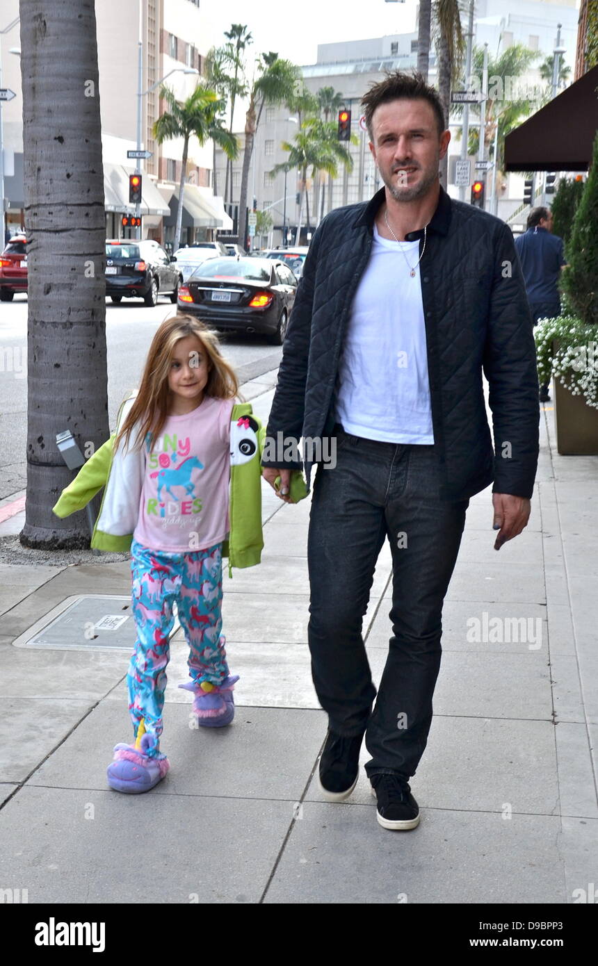 David Arquette takes his daughter Coco to doctors in Beverly Hills Los Angeles, California 27.