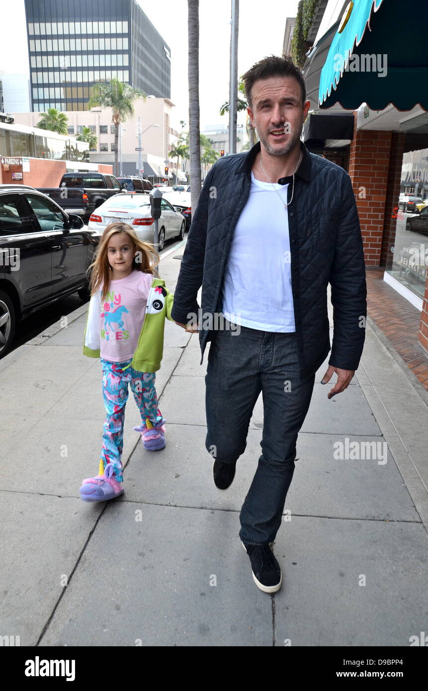 David Arquette takes his daughter Coco to doctors in Beverly Hills Los