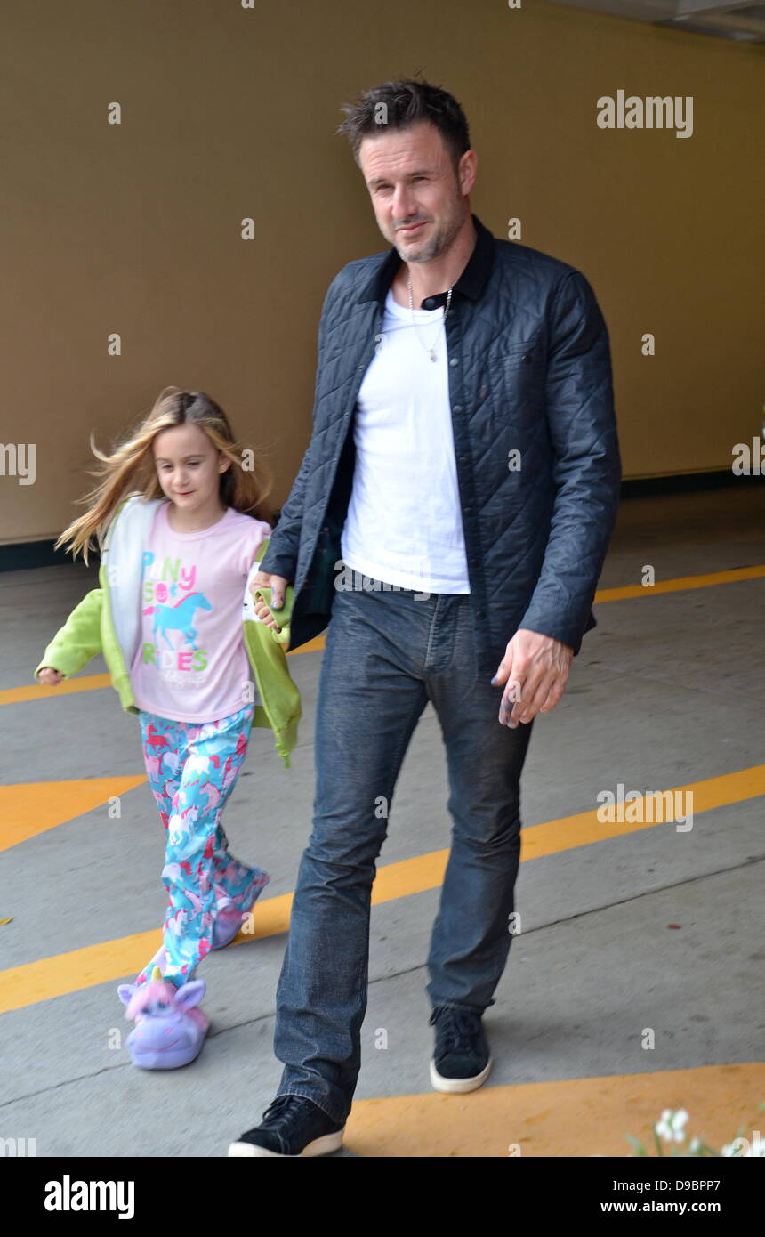 David Arquette takes his daughter Coco to doctors in Beverly Hills Los