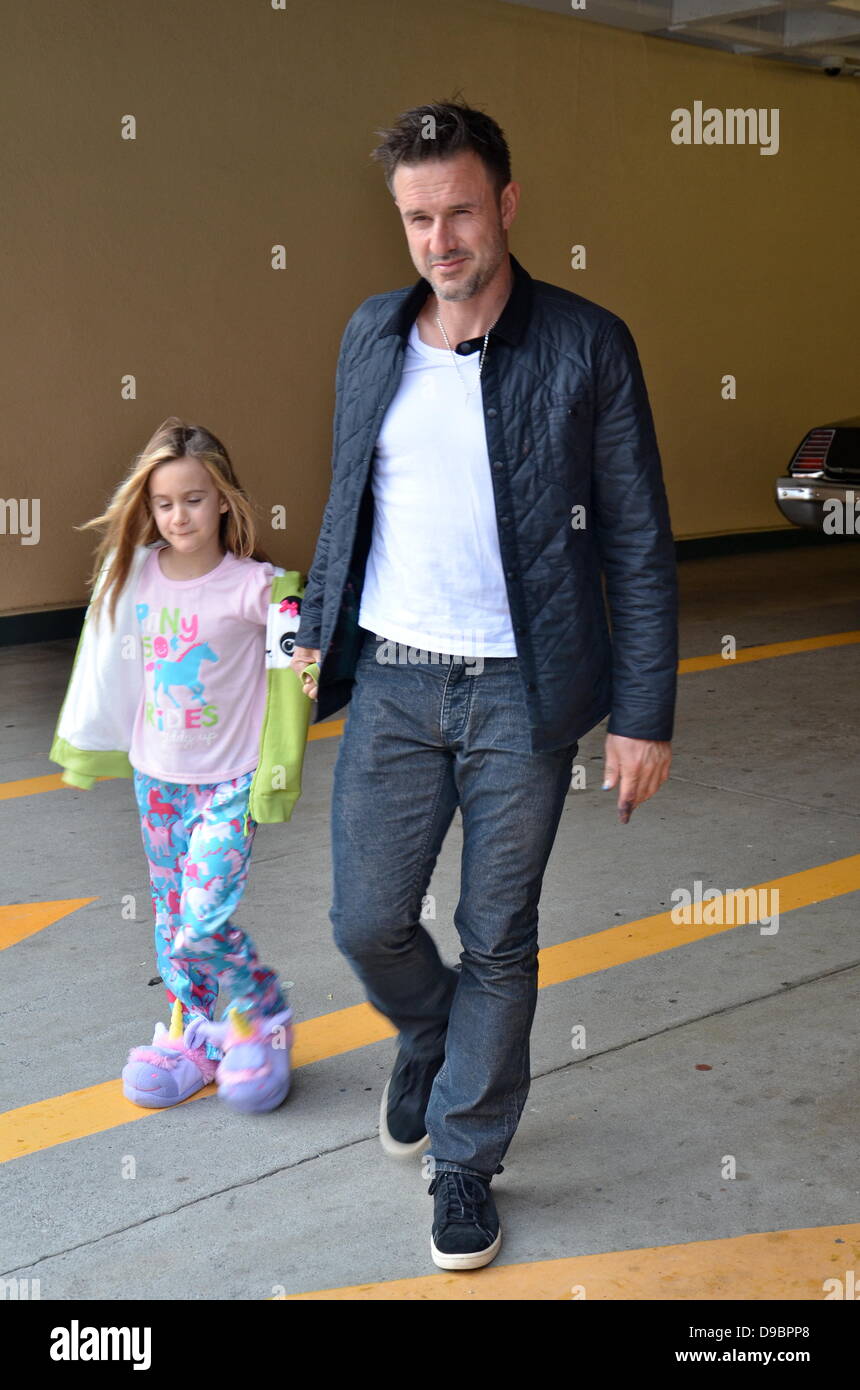 David Arquette takes his daughter Coco to doctors in Beverly Hills Los
