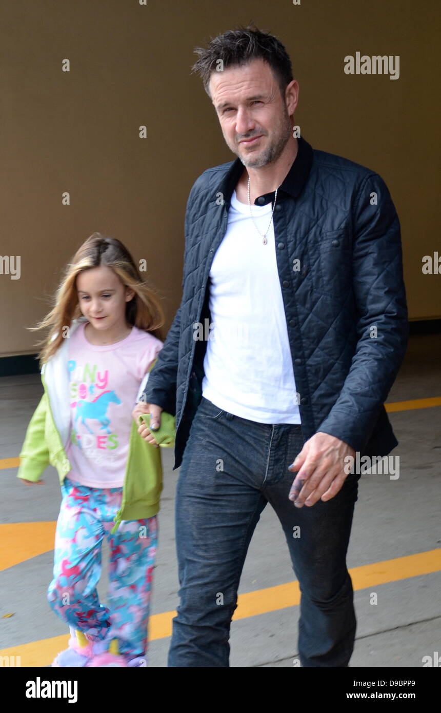 David Arquette takes his daughter Coco to doctors in Beverly Hills Los
