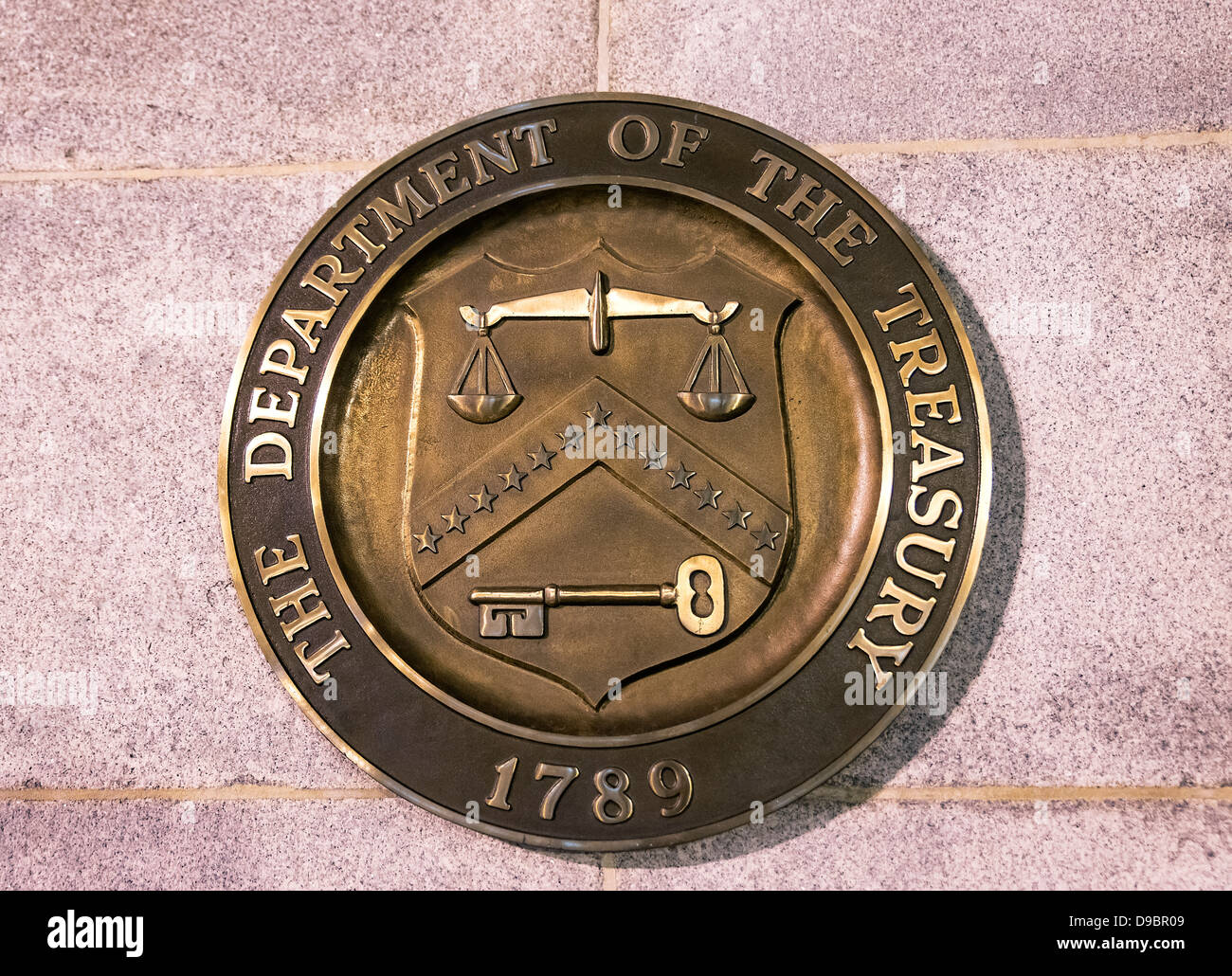 US Treasury building, Washington D.C., USA Stock Photo