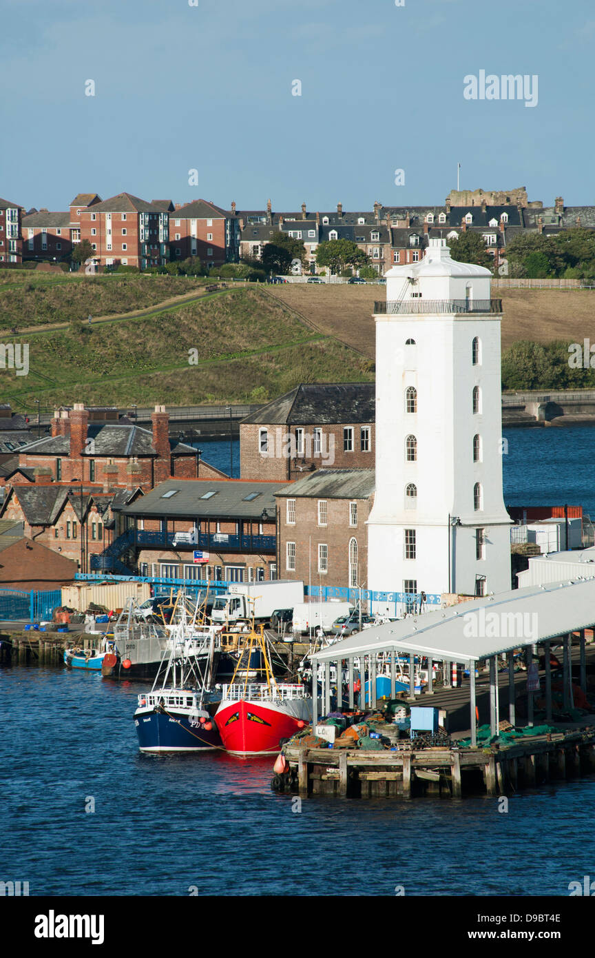 Lighthouse, North Shields, Newcastle, England, Great Britain, Europe , unterer Leuchtturm, North Shields, Newcastle, England, Gr Stock Photo