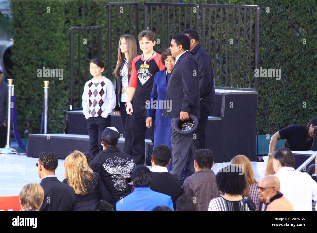 Prince Jackson, Paris Jackson, Blanket Jackson, Katherine Jackson, Tito Jackson Michael Jackson