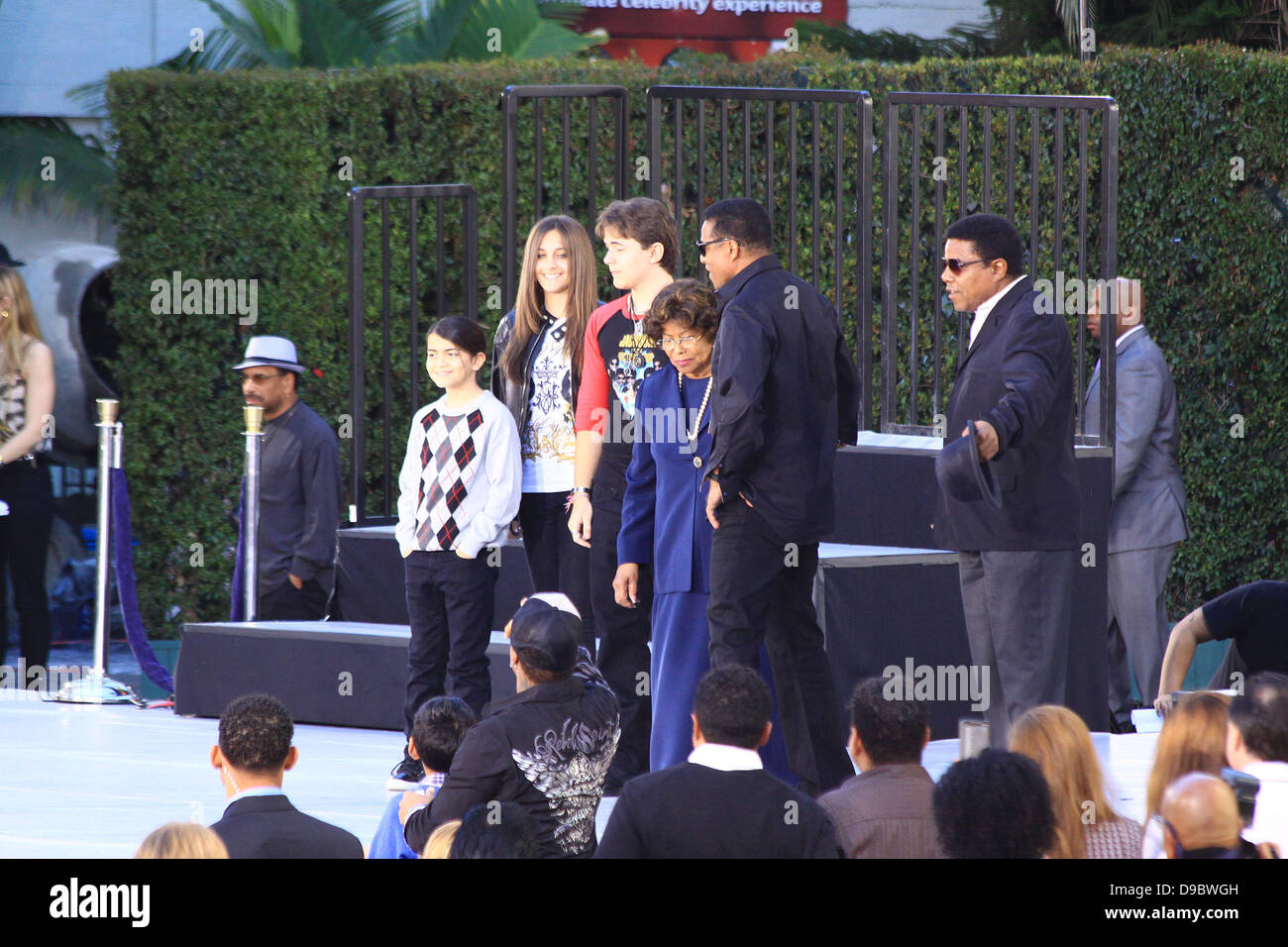 Prince Jackson, Paris Jackson, Blanket Jackson, Katherine Jackson, Tito Jackson Michael Jackson
