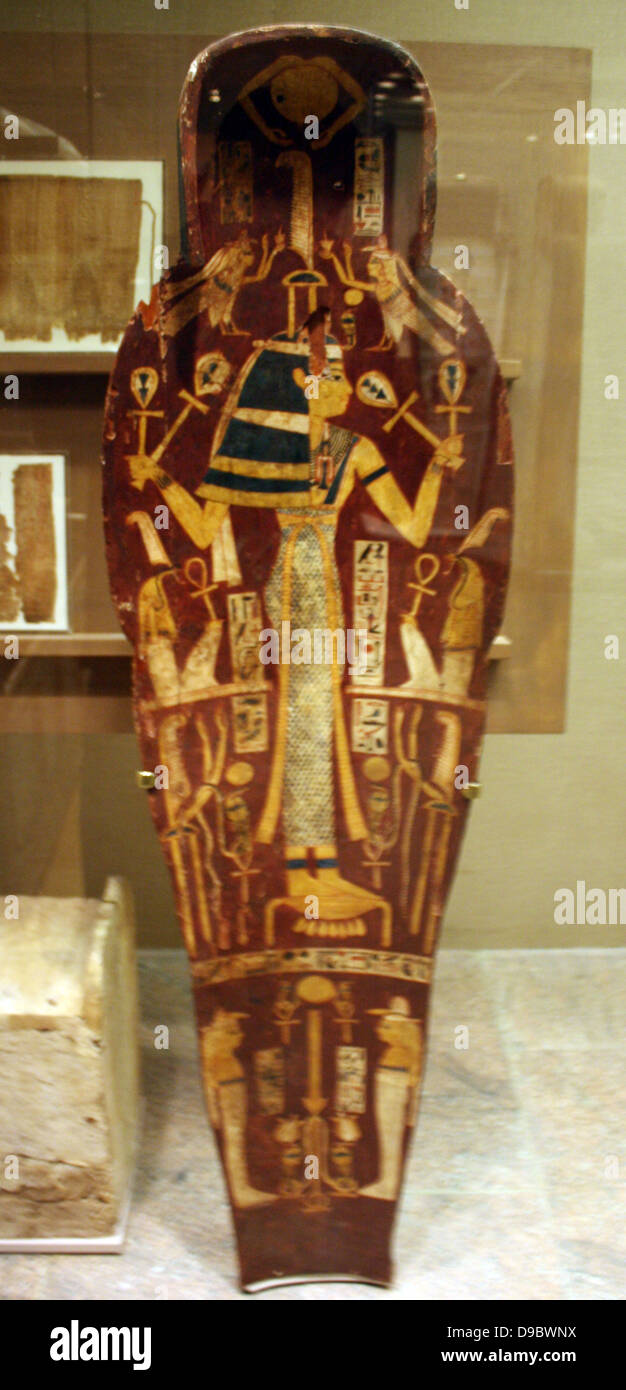Henettawy, daughter of Isetemkhab, second half 21 dynasty (ca 1000-945).  Mistress of Chantress of Amun. Stock Photo