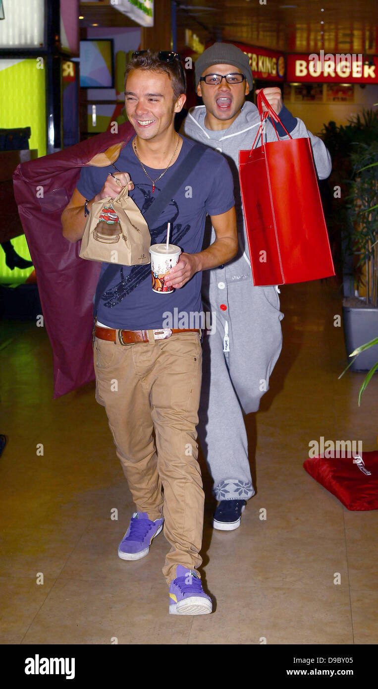 Jack P. Shepherd and Ryan Thomas The cast of Coronation Street arrive ...