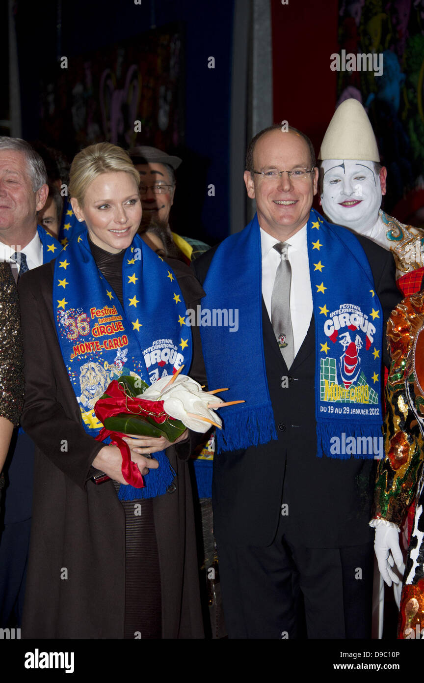 Prince Albert II Of Monaco And Princess Charlene Of Monaco 36th Monte ...