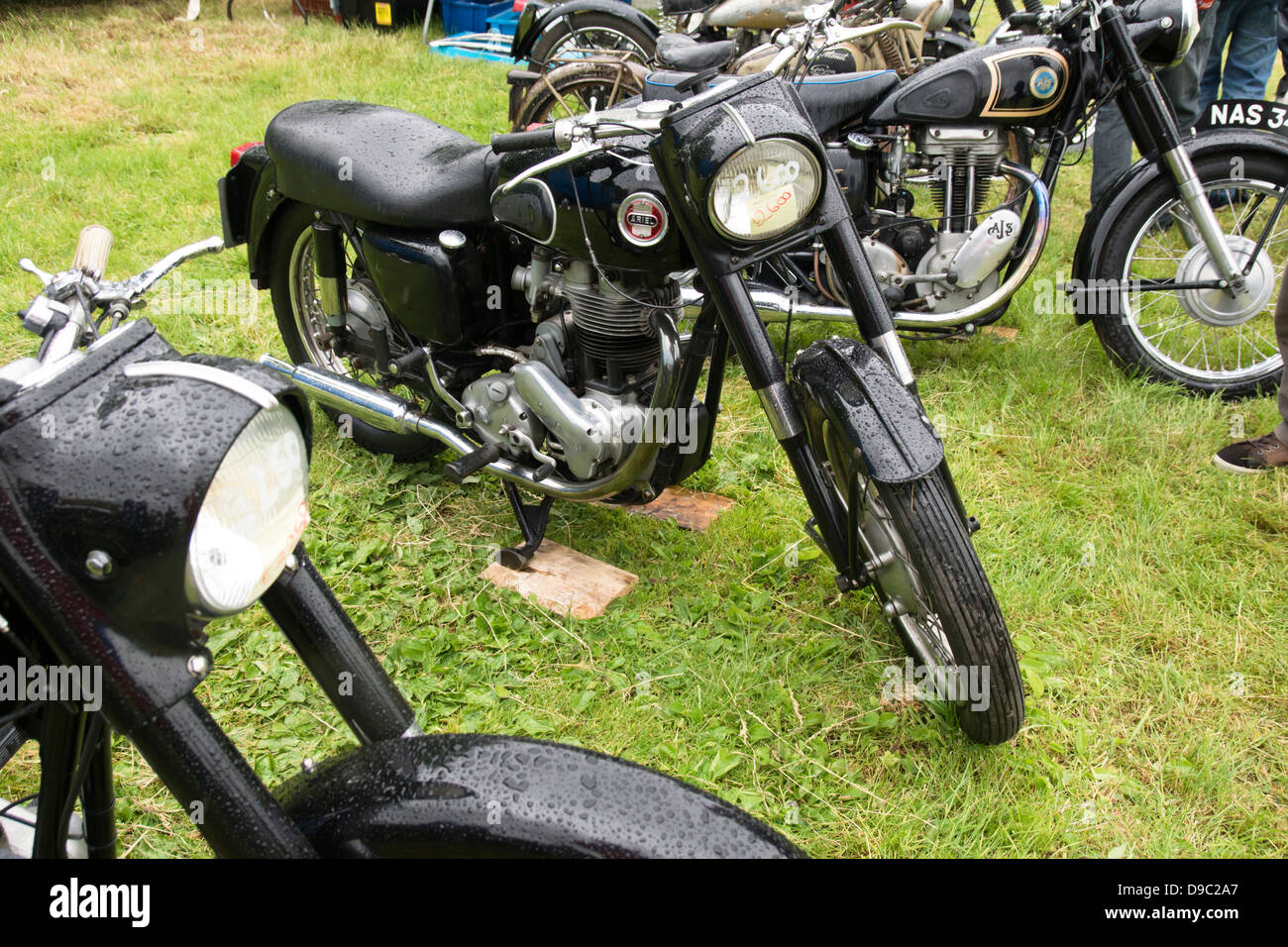 The 2013 Classic Car and Motorbike show Berkeley Castle Gloucestershire. Ariel NH Stock Photo