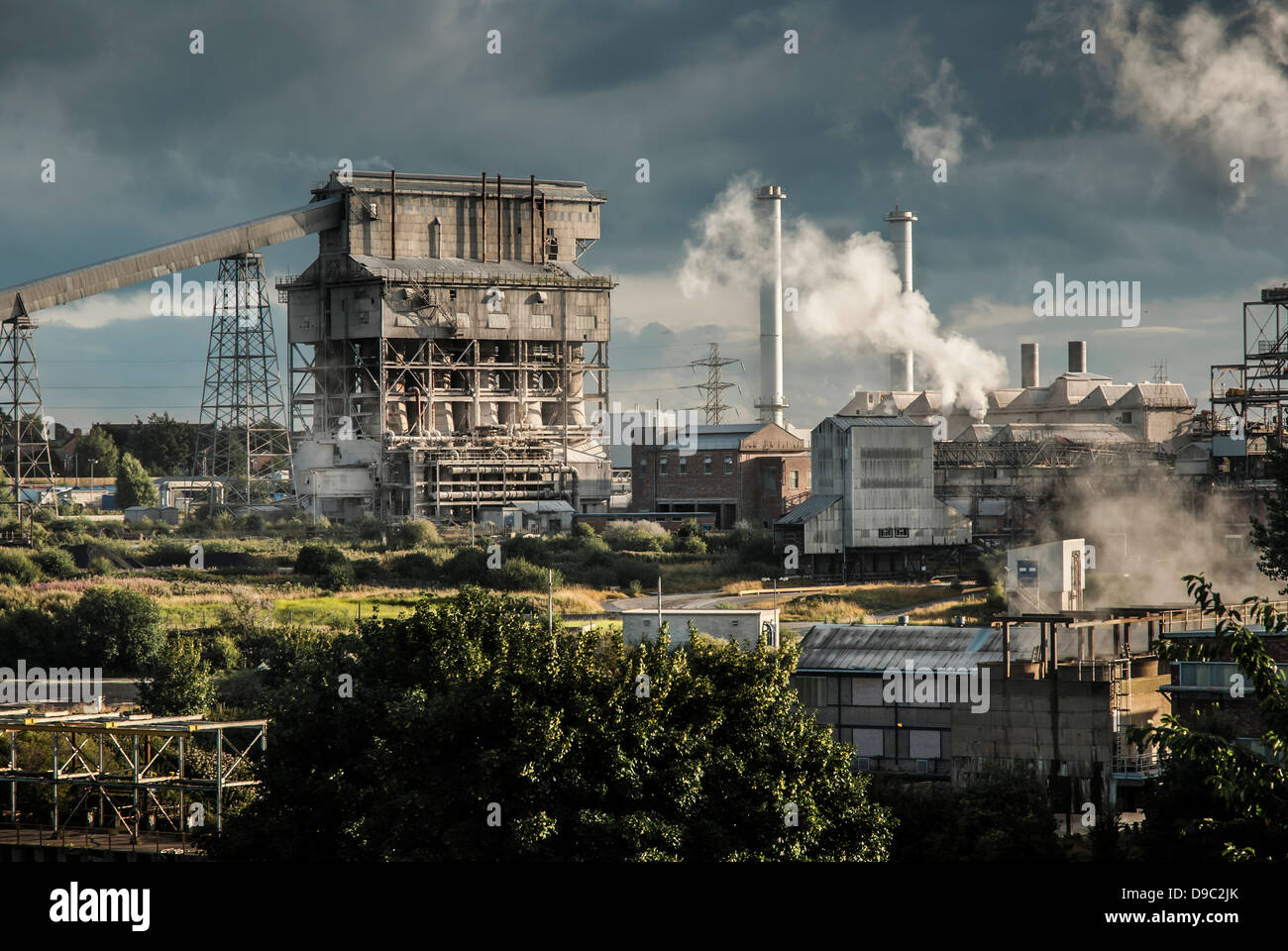 Industrial Landscape Stock Photo