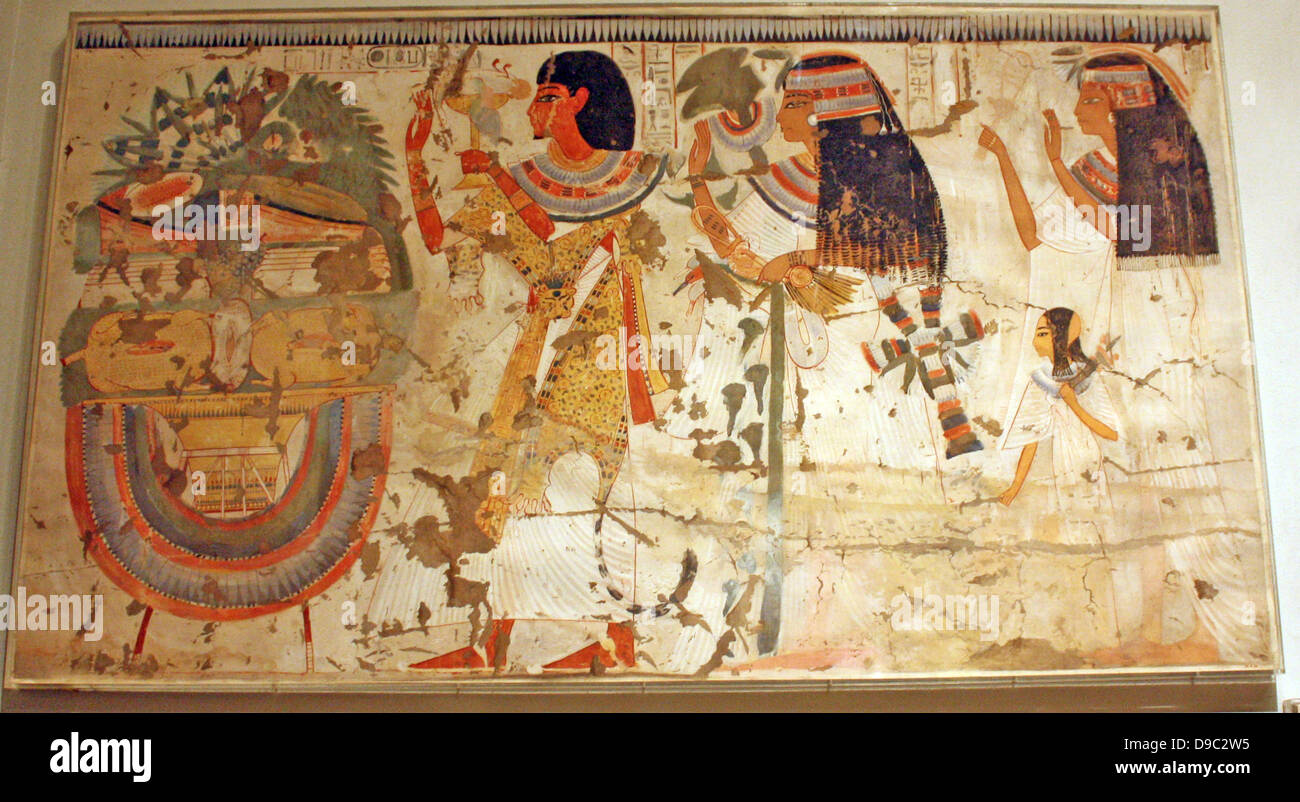 Egyptian Wall Paintings From The New Kingdom Facsimies Of