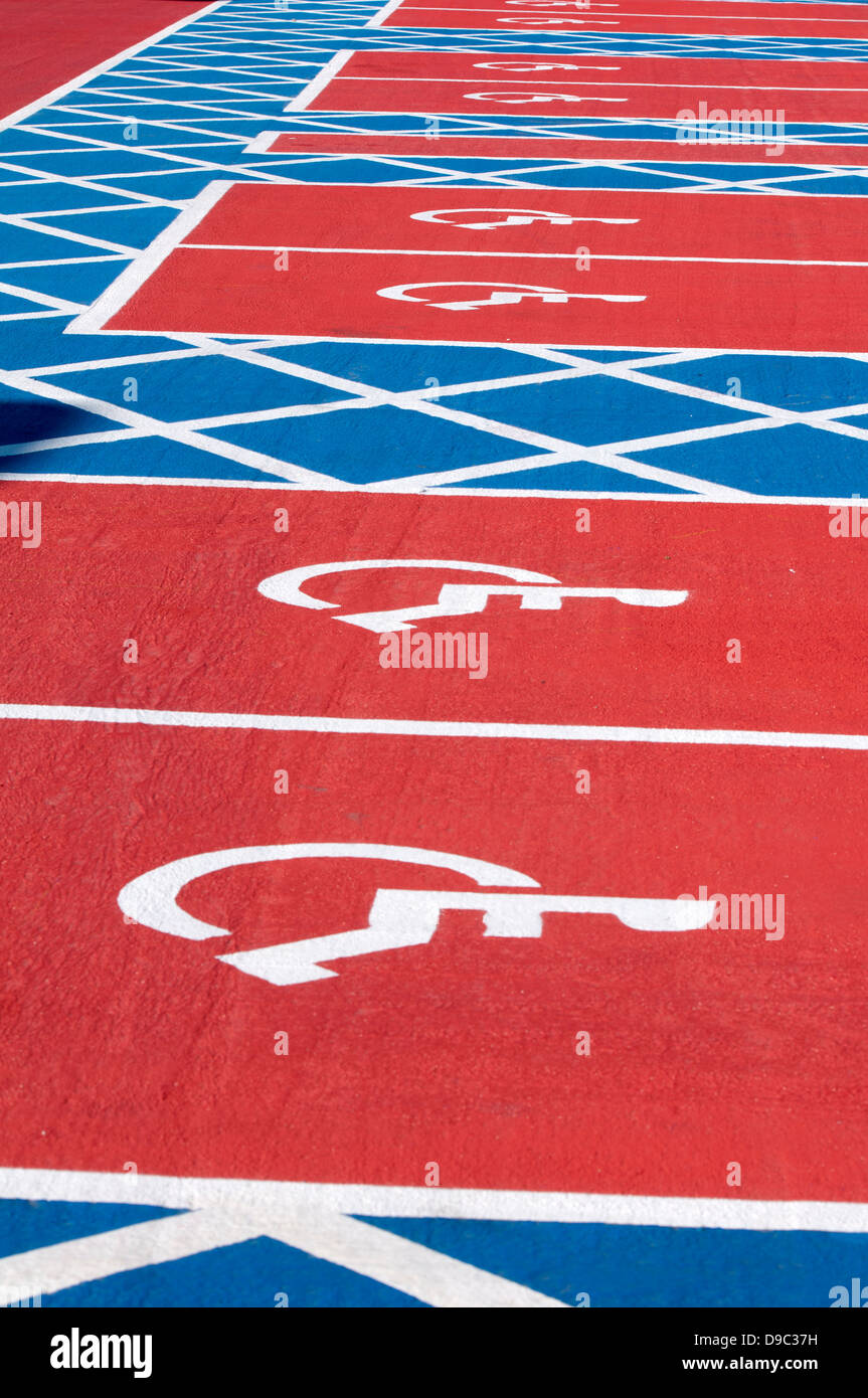 Disabled parking area car park hires stock photography and images Alamy
