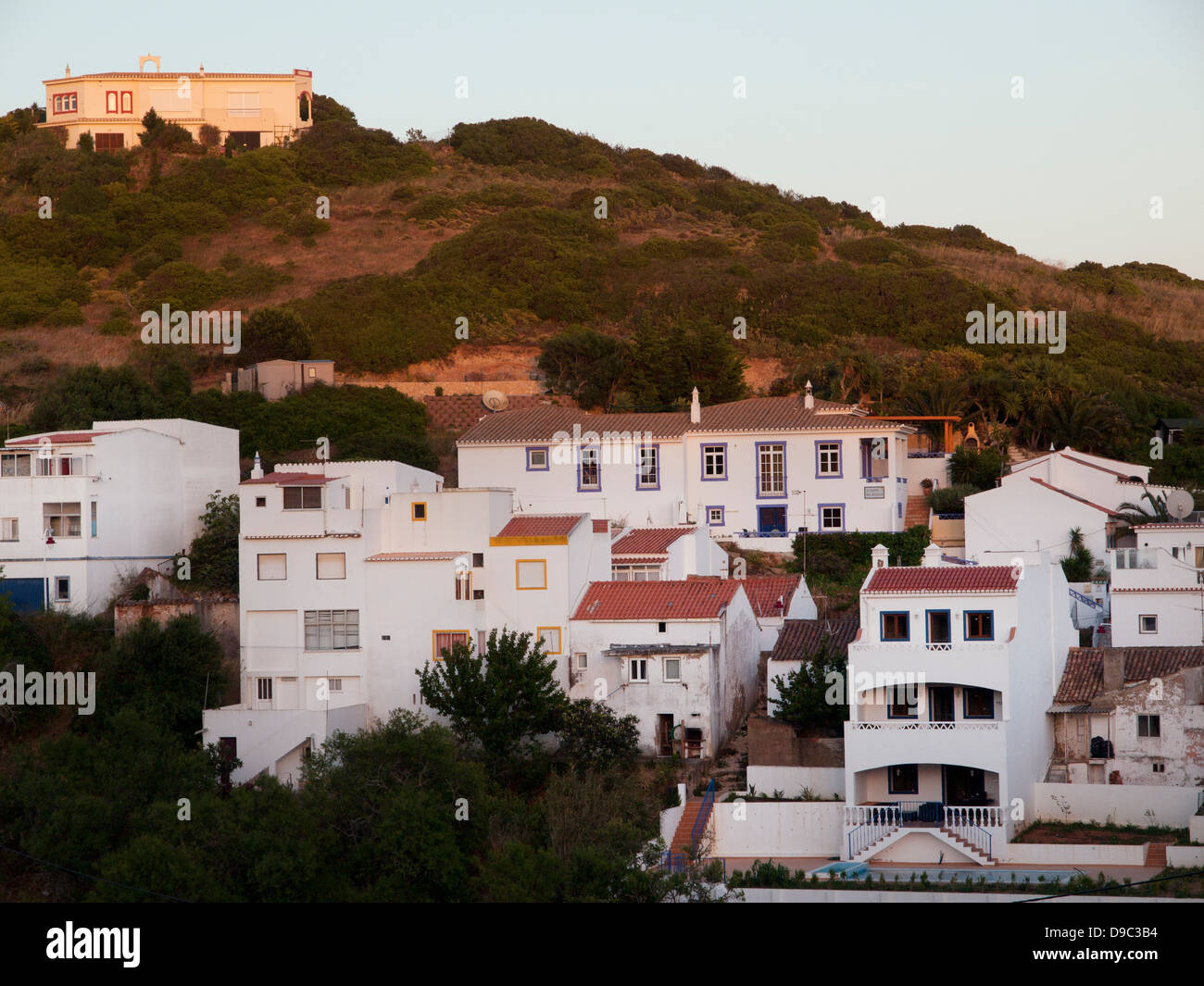 The coastal village of Salema in the Algarve Stock Photo Alamy